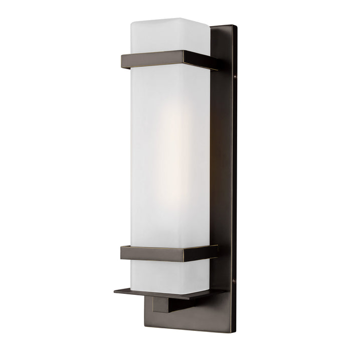 Myhouse Lighting Generation Lighting - 8520701-71 - One Light Outdoor Wall Lantern - Alban - Antique Bronze