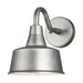 Myhouse Lighting Visual Comfort Studio - 8537401-57 - One Light Outdoor Wall Lantern - Barn Light - Weathered Pewter