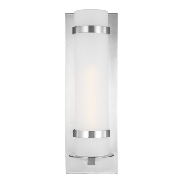 Myhouse Lighting Generation Lighting - 8718301-04 - One Light Outdoor Wall Lantern - Alban - Satin Aluminum