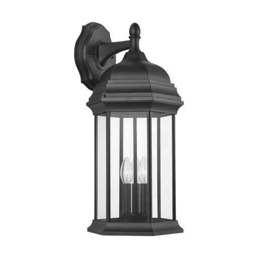 Myhouse Lighting Generation Lighting - 8738703EN-12 - Three Light Outdoor Wall Lantern - Sevier - Black