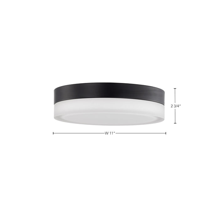 Myhouse Lighting Nuvo Lighting - 62-469 - LED Flush Mount - Pi - Black