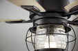Myhouse Lighting Quorum - 13525-69 - 52"Patio Fan - Galveston - Textured Black