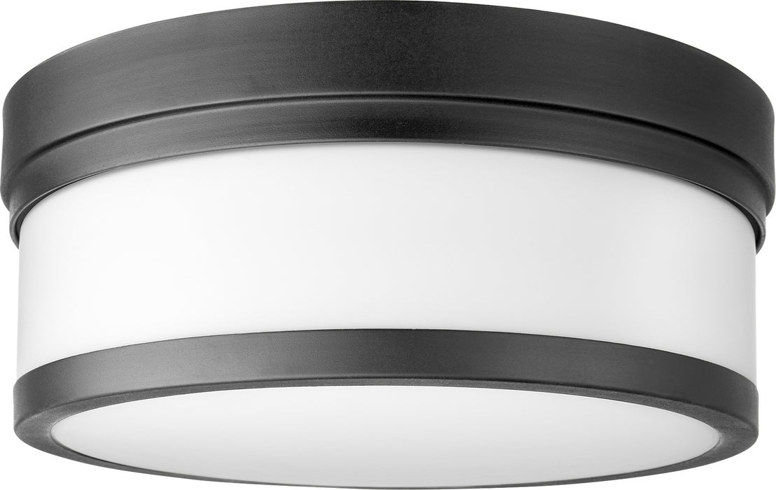 Myhouse Lighting Quorum - 3509-12-69 - Two Light Ceiling Mount - Celeste - Textured Black