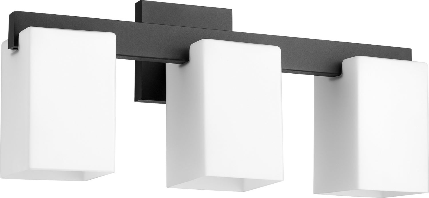 Myhouse Lighting Quorum - 5076-3-69 - Three Light Vanity - Modus - Textured Black