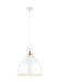 Myhouse Lighting Visual Comfort Studio - P1443FWH-L1 - LED Pendant - Brynne - Flat White