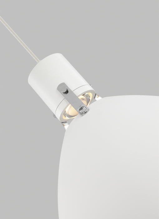 Myhouse Lighting Visual Comfort Studio - P1443FWH-L1 - LED Pendant - Brynne - Flat White