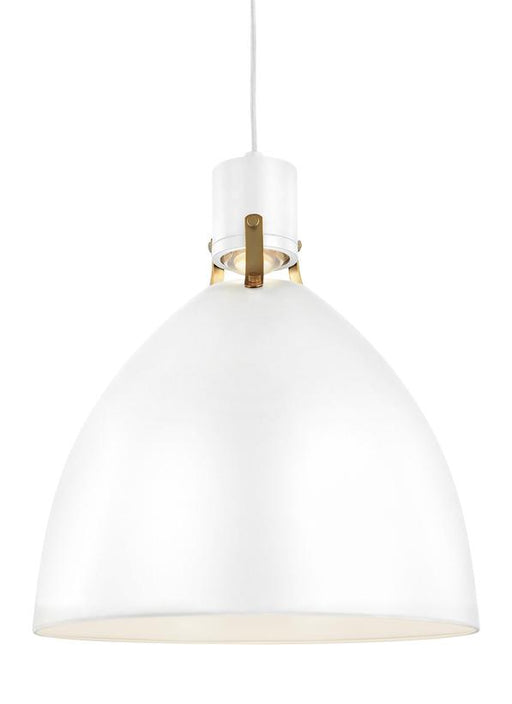 Myhouse Lighting Visual Comfort Studio - P1443FWH-L1 - LED Pendant - Brynne - Flat White