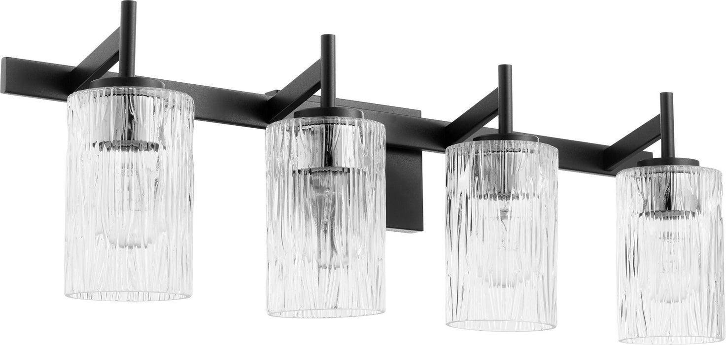 Myhouse Lighting Quorum - 520-4-69 - Four Light Vanity - 520 Lighting Series - Textured Black
