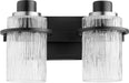 Myhouse Lighting Quorum - 527-2-69 - Two Light Vanity - Lazo - Textured Black