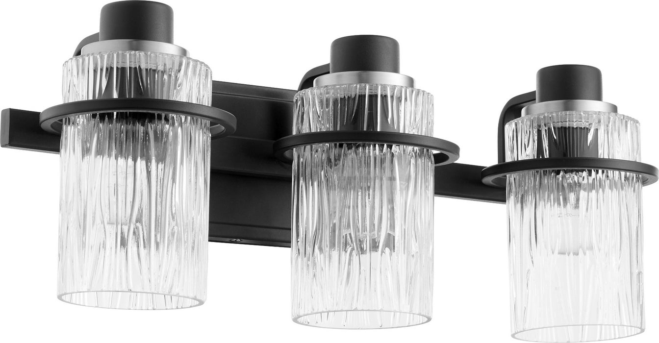 Myhouse Lighting Quorum - 527-3-69 - Three Light Vanity - Lazo - Textured Black