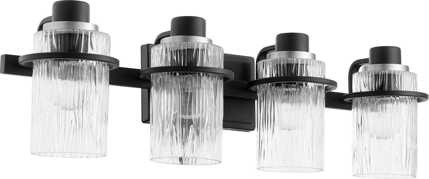 Myhouse Lighting Quorum - 527-4-69 - Four Light Vanity - Lazo - Textured Black