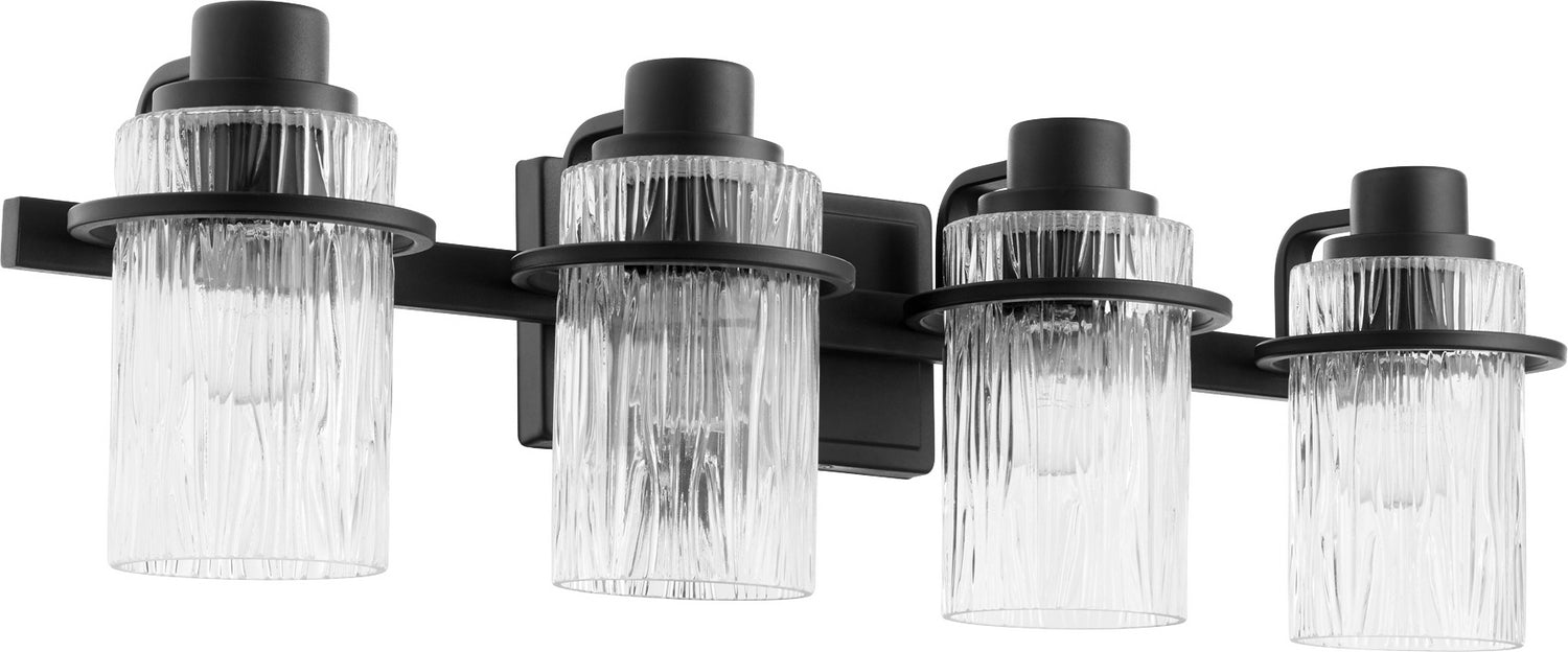 Myhouse Lighting Quorum - 527-4-69 - Four Light Vanity - Lazo - Textured Black