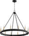 Myhouse Lighting Quorum - 611-12-69 - 12 Light Chandelier - Aura - Textured Black