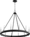 Myhouse Lighting Quorum - 611-12-69 - 12 Light Chandelier - Aura - Textured Black