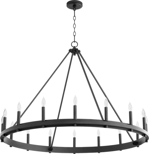 Myhouse Lighting Quorum - 611-16-69 - 16 Light Chandelier - Aura - Textured Black
