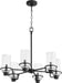 Myhouse Lighting Quorum - 627-6-69 - Six Light Chandelier - Lazo - Textured Black