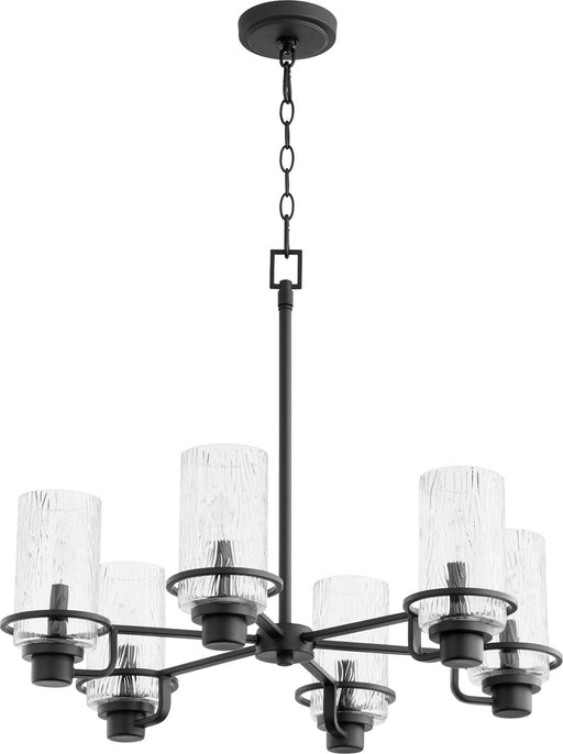 Myhouse Lighting Quorum - 627-6-69 - Six Light Chandelier - Lazo - Textured Black