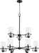 Myhouse Lighting Quorum - 627-9-69 - Nine Light Chandelier - Lazo - Textured Black