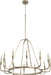 Myhouse Lighting Quorum - 6314-12-60 - 12 Light Chandelier - Marquee - Aged Silver Leaf