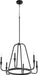 Myhouse Lighting Quorum - 6314-6-69 - Six Light Chandelier - Marquee - Textured Black