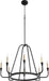 Myhouse Lighting Quorum - 6314-8-69 - Eight Light Chandelier - Marquee - Textured Black