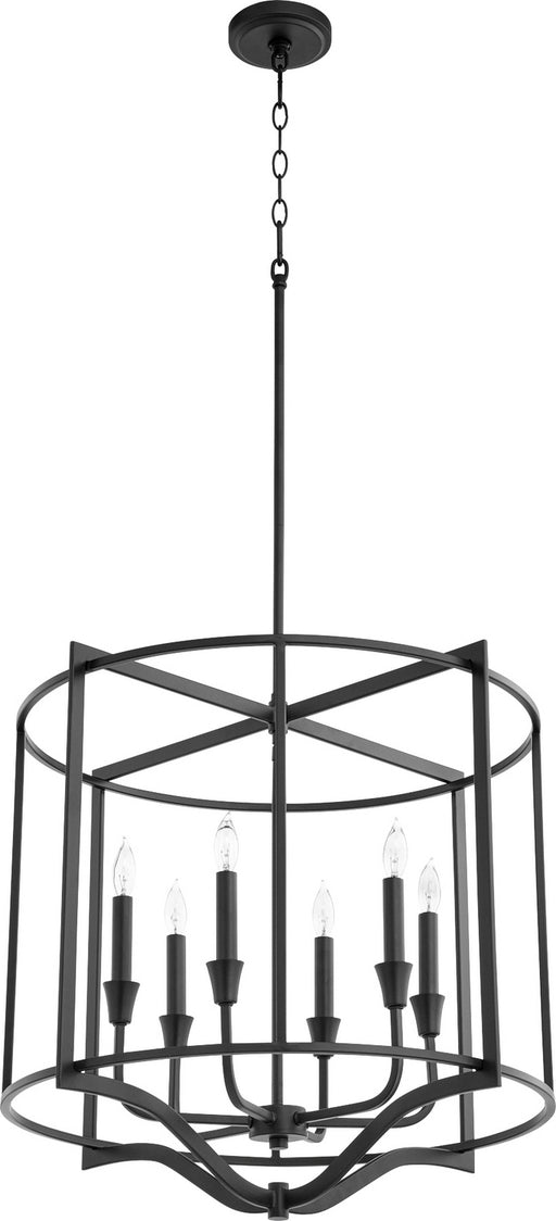 Myhouse Lighting Quorum - 6414-6-69 - Six Light Nook - Marquee - Textured Black