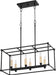 Myhouse Lighting Quorum - 656-6-69 - Six Light Linear Pendant - Olympus - Textured Black