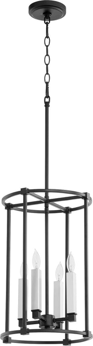 Myhouse Lighting Quorum - 686-4-69 - Four Light Entry Pendant - Olympus - Textured Black