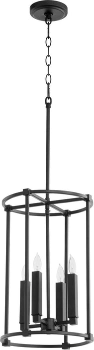 Myhouse Lighting Quorum - 686-4-69 - Four Light Entry Pendant - Olympus - Textured Black