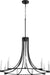 Myhouse Lighting Quorum - 696-9-69 - Nine Light Chandelier - Olympus - Textured Black