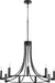 Myhouse Lighting Quorum - 696-9-69 - Nine Light Chandelier - Olympus - Textured Black