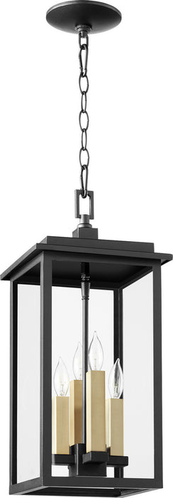 Myhouse Lighting Quorum - 7028-4-69 - Four Light Pendant - Westerly - Textured Black