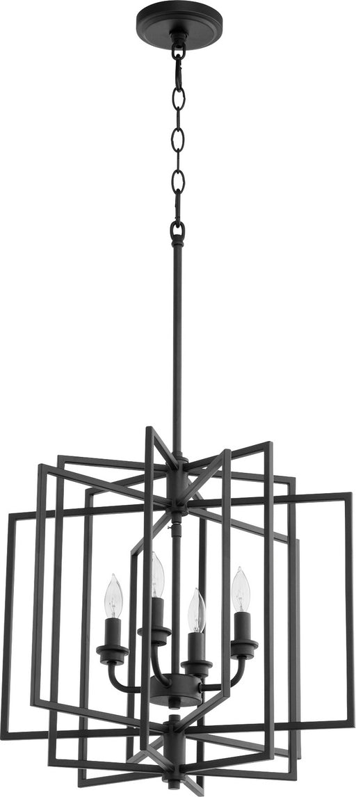 Myhouse Lighting Quorum - 888-4-69 - Four Light Pendant - Hammond - Textured Black