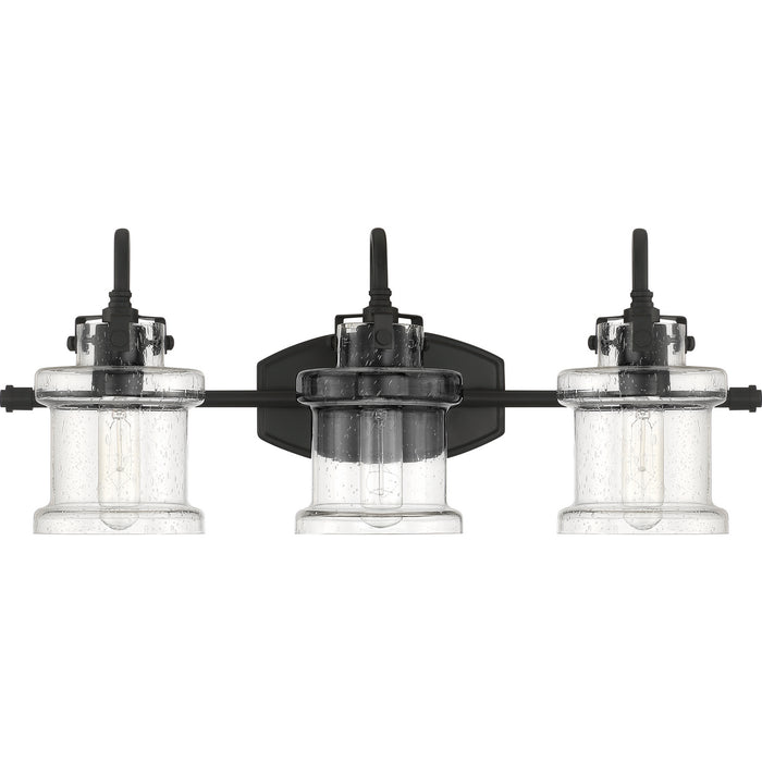 Myhouse Lighting Quoizel - DNY8603EK - Three Light Bath Fixture - Danbury - Earth Black