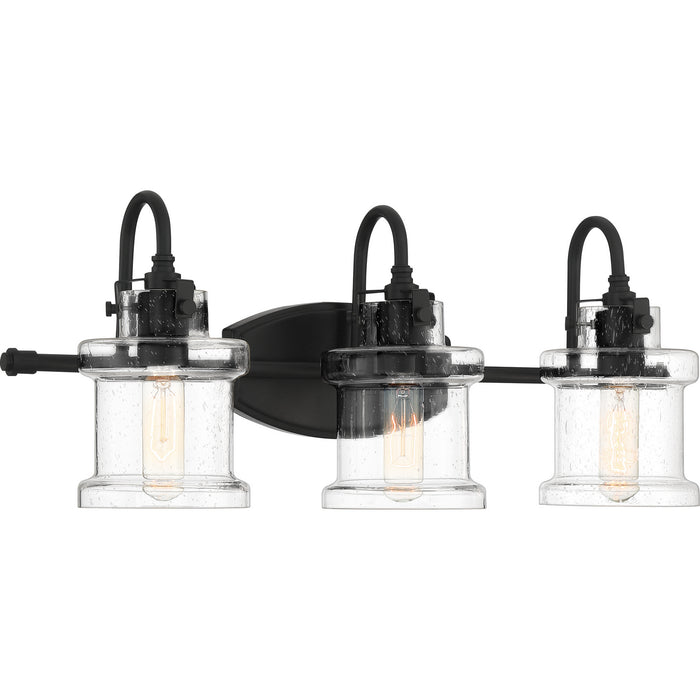 Myhouse Lighting Quoizel - DNY8603EK - Three Light Bath Fixture - Danbury - Earth Black