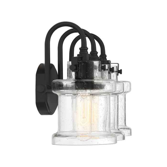 Myhouse Lighting Quoizel - DNY8603EK - Three Light Bath Fixture - Danbury - Earth Black