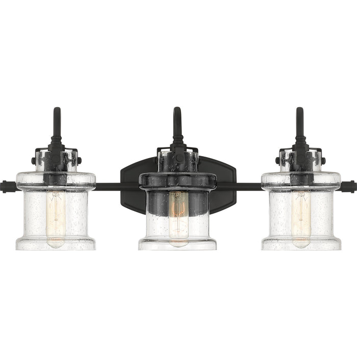 Myhouse Lighting Quoizel - DNY8603EK - Three Light Bath Fixture - Danbury - Earth Black