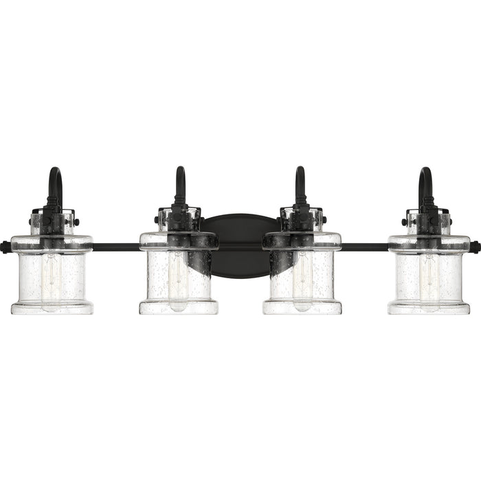 Myhouse Lighting Quoizel - DNY8604EK - Four Light Bath Fixture - Danbury - Earth Black