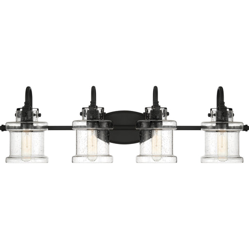 Myhouse Lighting Quoizel - DNY8604EK - Four Light Bath Fixture - Danbury - Earth Black