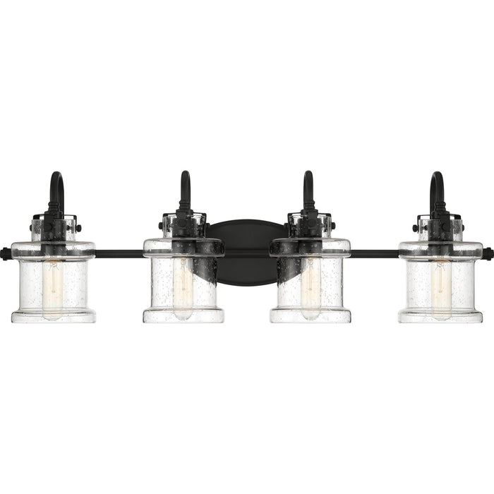 Myhouse Lighting Quoizel - DNY8604EK - Four Light Bath Fixture - Danbury - Earth Black