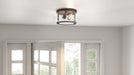 Myhouse Lighting Quoizel - TRG1612OZ - Two Light Flush Mount - Trilogy - Old Bronze