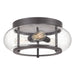 Myhouse Lighting Quoizel - TRG1616OZ - Three Light Flush Mount - Trilogy - Old Bronze