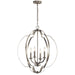 Myhouse Lighting Kichler - 42138NI - Four Light Foyer Pendant - Voleta - Brushed Nickel