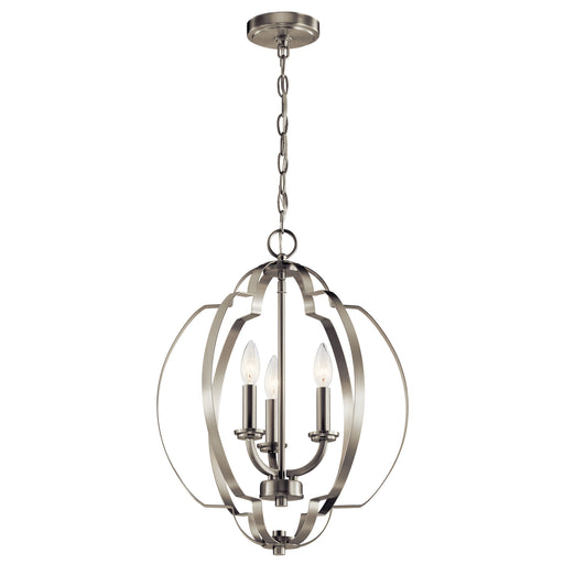 Myhouse Lighting Kichler - 42140NI - Three Light Pendant - Voleta - Brushed Nickel