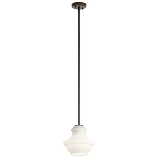 Myhouse Lighting Kichler - 42167OZWH - One Light Mini Pendant - Everly - Olde Bronze