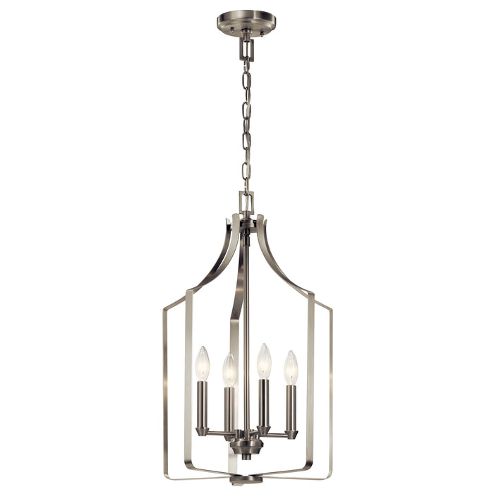 Myhouse Lighting Kichler - 42496NI - Four Light Mini Chandelier - Morrigan - Brushed Nickel