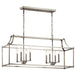 Myhouse Lighting Kichler - 42497NI - Eight Light Linear Chandelier - Morrigan - Brushed Nickel