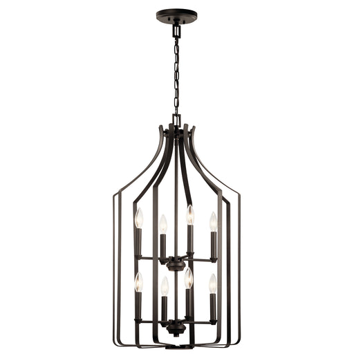 Myhouse Lighting Kichler - 42498OZ - Eight Light Foyer Chandelier - Morrigan - Olde Bronze