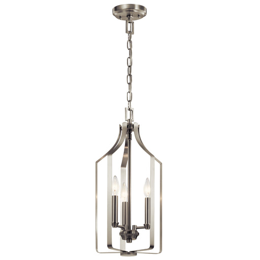 Myhouse Lighting Kichler - 42499NI - Three Light Foyer Pendant - Morrigan - Brushed Nickel