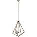 Myhouse Lighting Kichler - 43034DAG - Four Light Chandelier - Deryn - Distressed Antique Gray